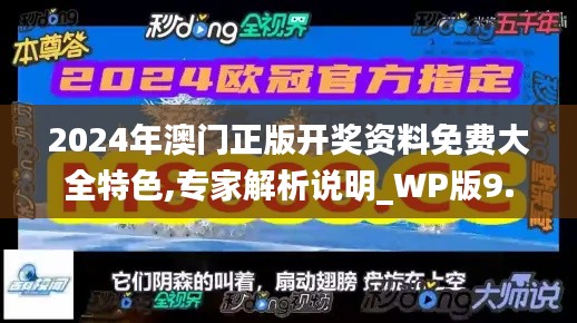 2024年澳门正版开奖资料免费大全特色,专家解析说明_WP版9.424