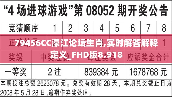 79456CC濠江论坛生肖,实时解答解释定义_FHD版8.918