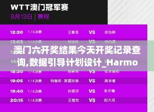 澳门六开奖结果今天开奖记录查询,数据引导计划设计_Harmony9.152
