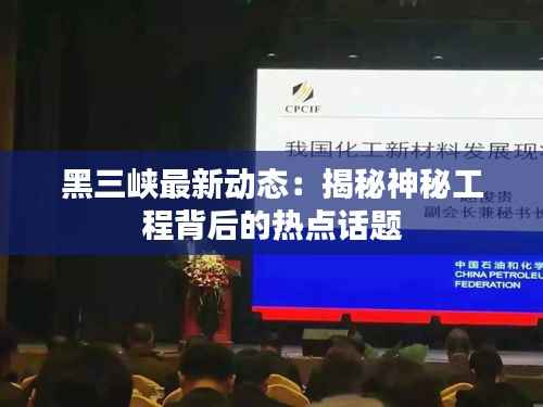 黑三峡最新动态:揭秘神秘工程背后的热点话题