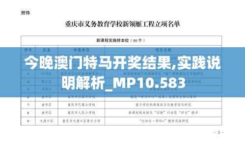 今晚澳门特马开奖结果,实践说明解析_MP10.583