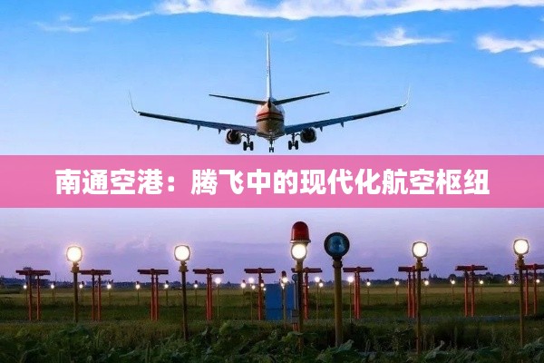 南通空港:腾飞中的现代化航空枢纽