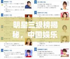 明星三级榜揭秘,中国娱乐圈的新格局探索