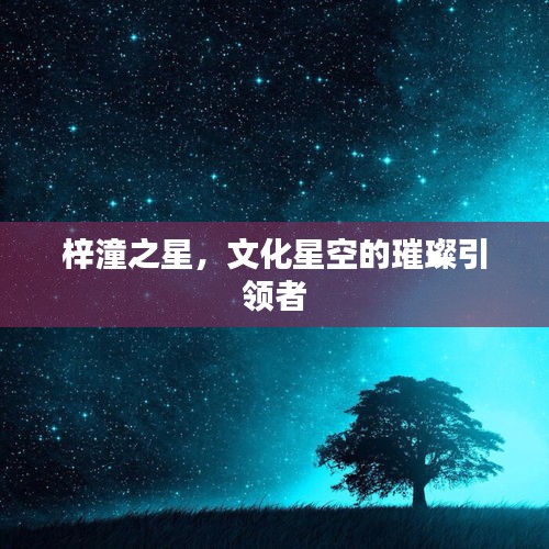 梓潼之星，文化星空的璀璨引领者