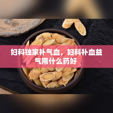妇科独家补气血，妇科补血益气用什么药好 